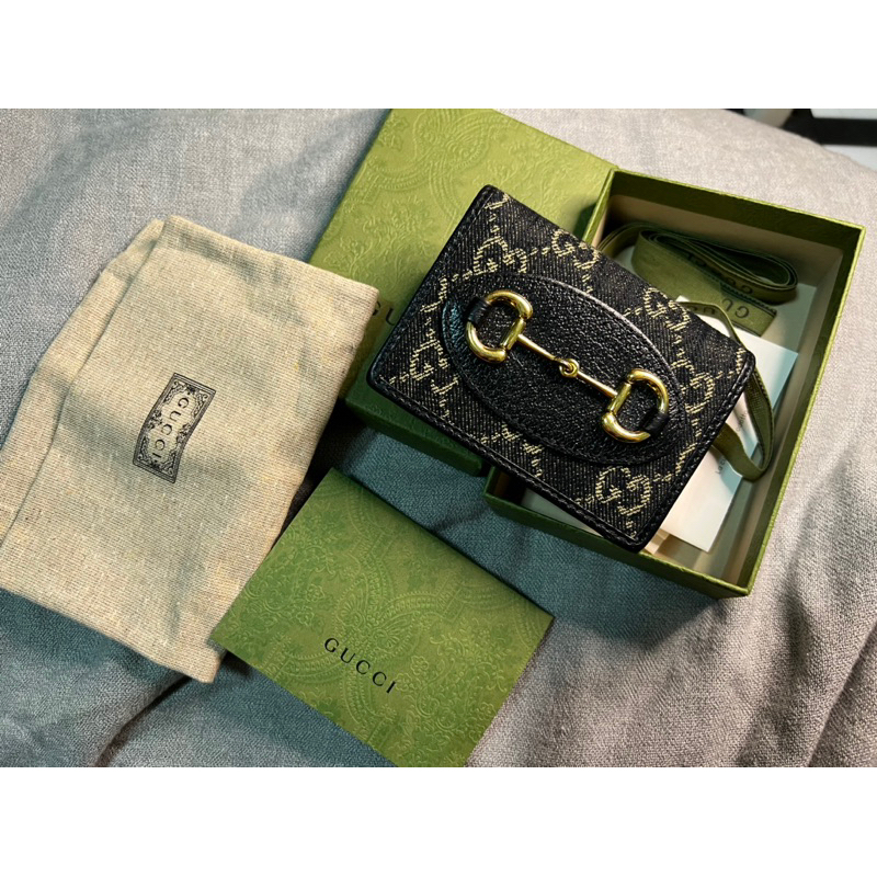 Gucci horsebit card case wallet
