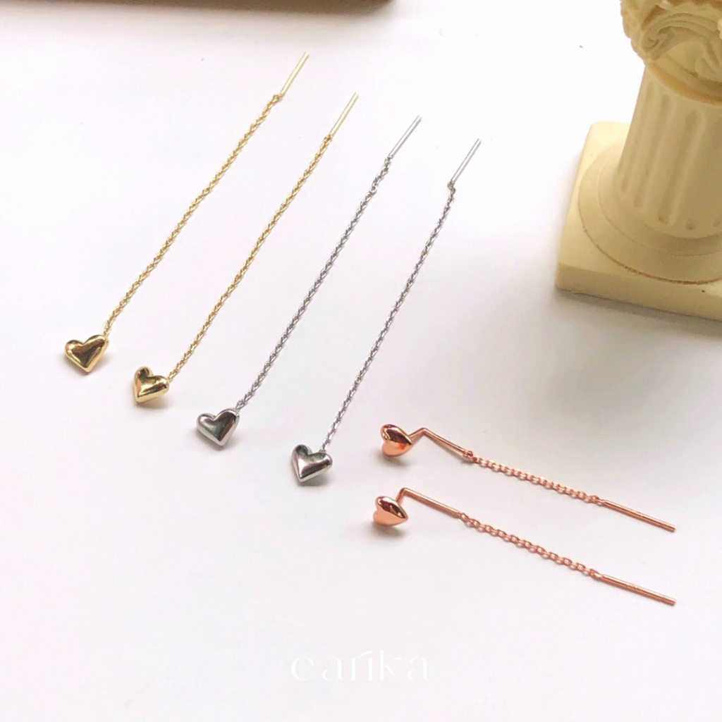 earika.earrings - soul tale ต่างหูเงินชุบ (มีให้เลือก 3 สี) เหมาะสำหรับคนแพ้ง่าย