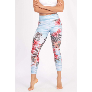 กางเกงโยคะ Dharmabums - Island Soul High Waist Printed Legging - 7/8