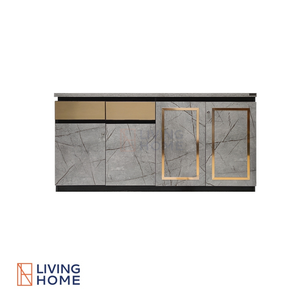 ตู้คอนโซล ตู้อเนกประสงค์ รุ่นโกลด์มาร์เบิล ขนาด 120, 160 ซม. มี 3 สี | Livinghome Furniture Mall