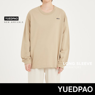 Yuedpao No.1 เสื้อยืดSignature Longsleeve Summer ผ้าหนาทรงสวย ยับยากรีดง่าย รับประกันไม่ย้วย 2 ปี สี Earth