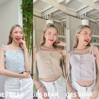 🥨cookies bear🥨สายเดี่ยวทรงใหม่ 🔥New🔥