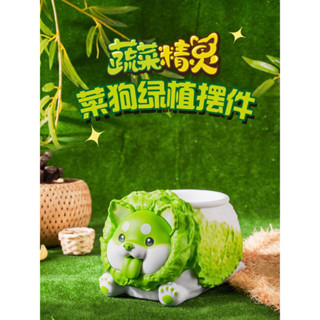 [Pre-Order] กระถาง Vegetables Dog ลิขสิทธิ์แท้ 🥦🥬 Dog น้องหมาผักกาด หมาผัก ของสะสม Toy Animal Vegetable ทาสหมา แต่งห้อง