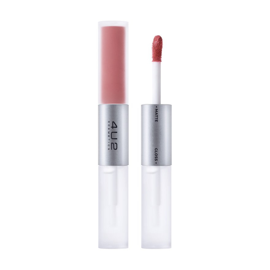 ลิป 4U2 MY MATE GLOSS & MATTE LIP ลิควิดลิปสติก 2 เนื้อในแท่งเดียว สีชัดปากเงาราวกับกระจก แต่ติดทนไม่เลอะแมสก์