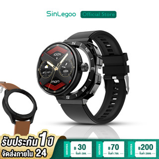 SinLegoo SK22 Smartwatch Waterproof สมาร์ทวอทช์ สัมผัสได้เต็มจอ รองรับภาษาไท นาฬิกาที่สามารถ DIY ได้ 4 แบบ