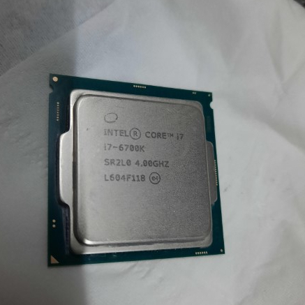 CPU  I7 6700K  spec  4.0-OC  4.8 GHZ