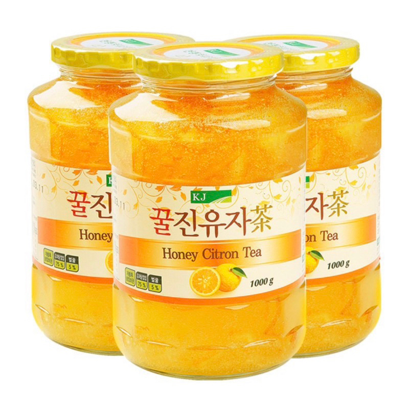 Honey Citron Tea(Yuzu Tea) ชาผลไม้ ส้มยูสุผสมน้ำผึ้ง แบรนด์ Kookje YujaCha ขนาด 1,000 กรัม