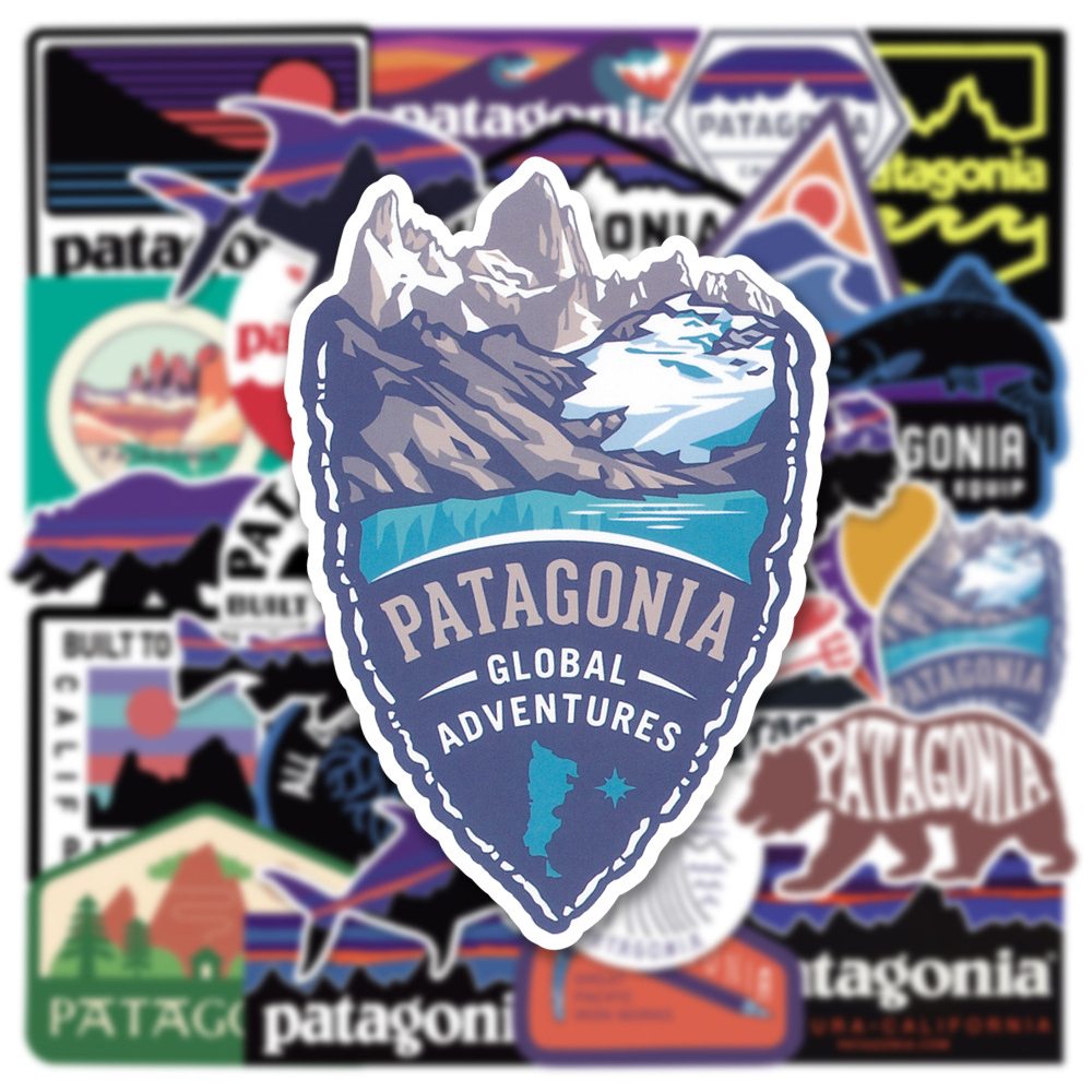 💥พร้อมส่ง💥Camping outdoor Brand travel patagonia การตั้งแคมป์ adventure สติกเกอร์ สเก็ตบอร์ด 30ชิ้น sticker