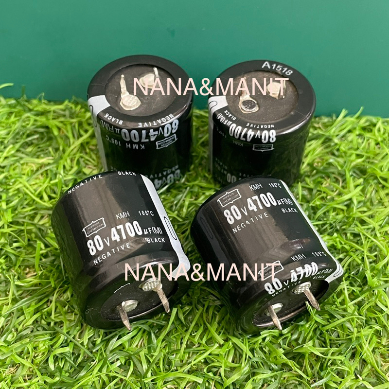 CAPACITOR 4700UF 80V (VDC) ขาเขี้ยว SIZE:30x30MM (แท้ใหม่)❗️พร้อมส่งในไทย🇹🇭ชิ้นละ
