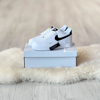 Air Force 1 Mini Swoosh " White Black "