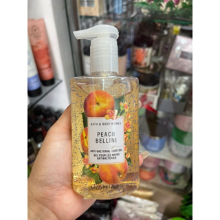 Bath and Body Works 2 Pack Peach Bellini Anti-Bacterial Hand Sanitizer 225 ml. ของแท้