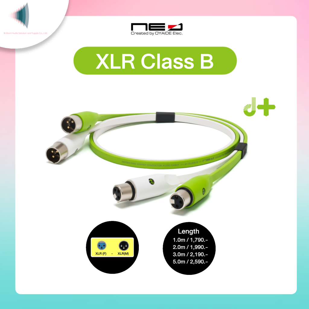 NEO™ (Created by OYAIDE Elec.) d+ XLR Class B