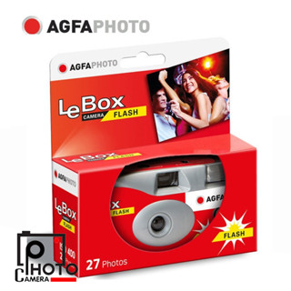 AgfaPhoto LeBox Outdoor Disposable Camera 400/27 Flash กล้องใช้แล้วทิ้ง-ฟิล์มสี มีแฟลชใช้ได้ทั้ง Indoor-Outdoor