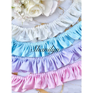 ลูกไม้ ระบาย ซาติน ชั้นๆ  (อัลบั้ม 25/36) ลูกไม้แต่งขอบ ลูกไ…