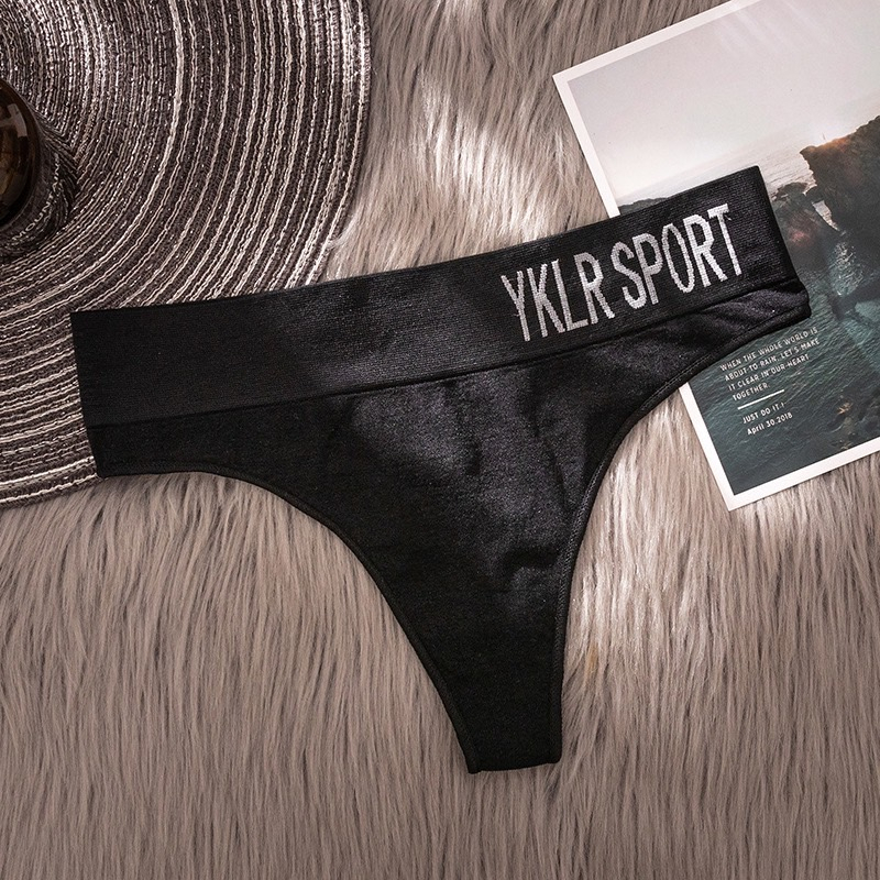 🌷กางเกงชั้นในจีสตริง และทรงเอวกลาง ด้านข้างเล็ก เซ็กซี่กึ่งสปอร์ต กางเกงชั้นใน สําหรับสตรี ผ้าฝ้ายเอวกลาง🌷 - รูปที่ 3