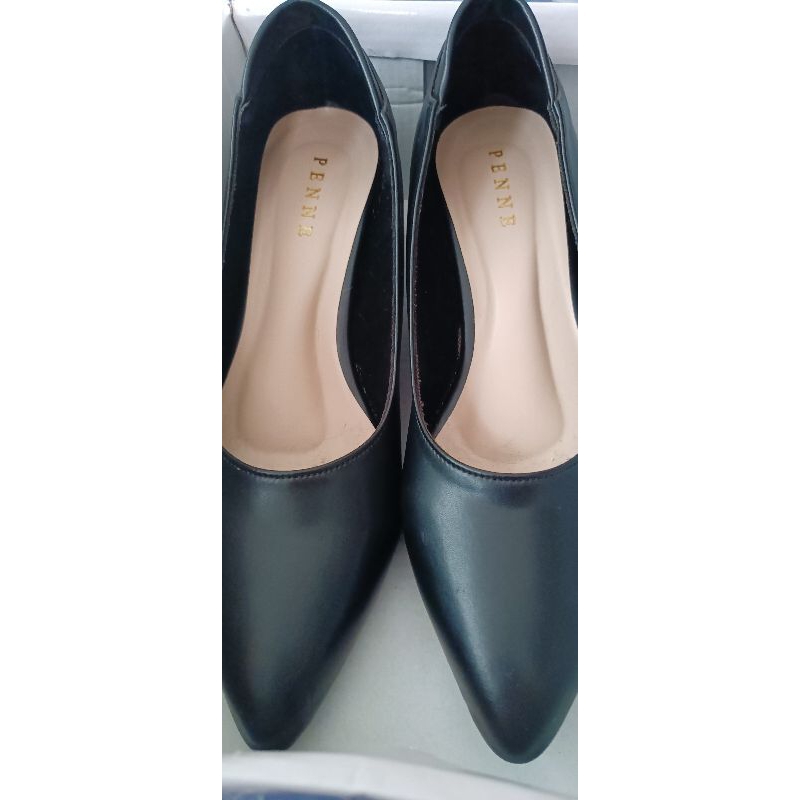 คัชชูสีดำ PENNE เบอร์ 38 ใส่ทำงาน/สำหรับนักศึกษา