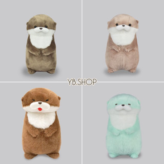 (พร้อมส่ง) YB.Shop#amuotter17cm ตุ๊กตา นาก นากยองแจ ขนนุ่ม นำเข้าจากญี่ปุ่น มี 4 แบบ