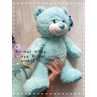 Animal Alley Toys R Us 💙Blue Teddy Bear 🐻ตุ๊กตาหมี ของขวัญน่ารัก