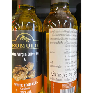 น้ำมันเห็ดทรัฟเฟิล ROMULO EXTRA VIRGIN OIL WITH BLACK / WHITE TRUFFLE 250 ML
