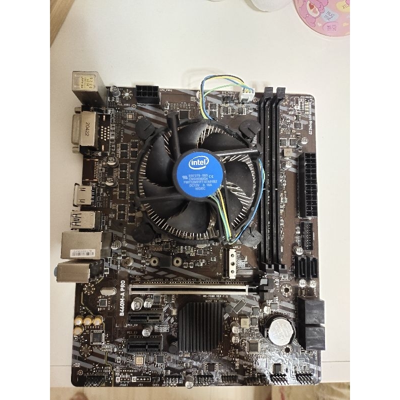i3 10100F บอร์ด B460M A Pro