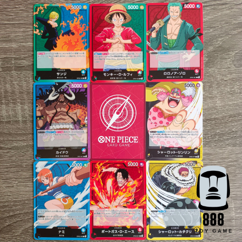 [One Piece Card Game] แยกใบการ์ดวันพีซ ลีดเดอร์ ระดับ L(Leader) ใบละ10บาท ชุดที่1/2 [ร้านToyGame888]