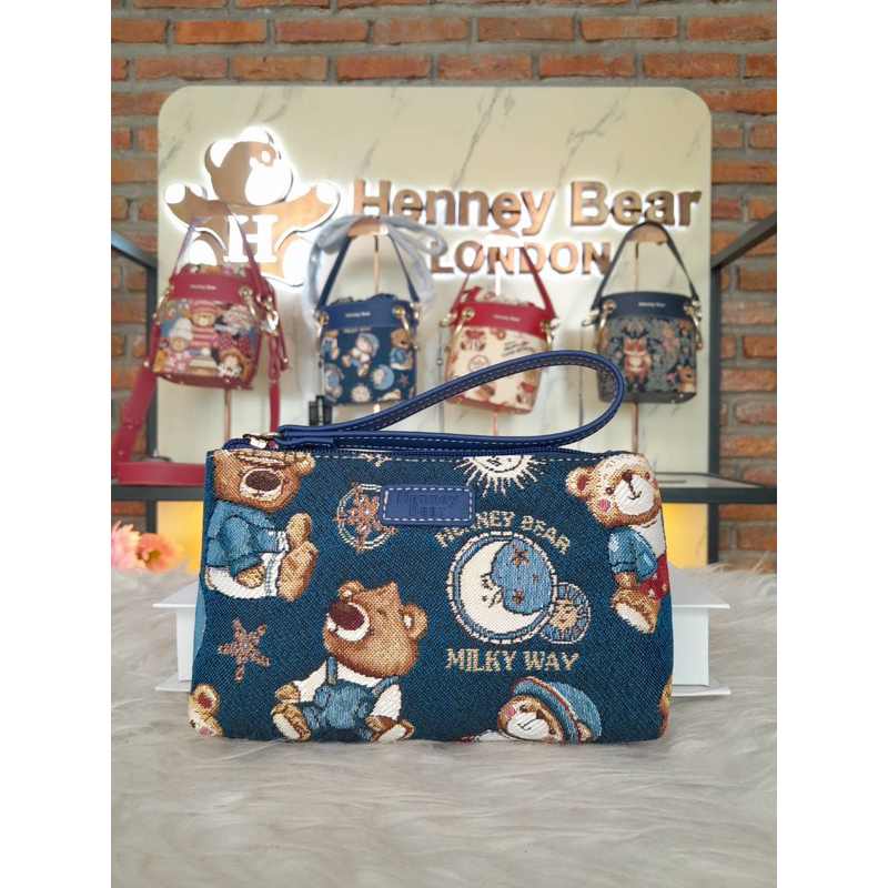 Henney bear-H074- กระเป๋าอเนกประสงค์คล้องมือ น่ารักกกลาย milky way