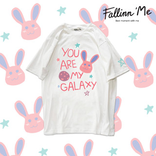 FallinnMe เสื้อยืดแขนสั้น You are my galaxy