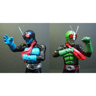 โมเดลมาสค์ไรเดอร์เดอะเฟิร์ส V1 V2 อุปกรณ์ครบของแท้ Bandai Ultimate Solid HDM Masked Rider The First V1 V2