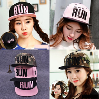 Cap_Run Hat หมวกเบสบอล หมวกฮิปฮอป มีหลายสี ราคาถูก พร้อมส่ง