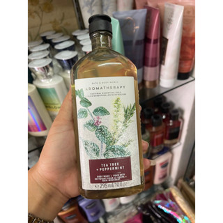 Bath &amp; Body Works Aromatherapy Tea Tree + Peppermint Body Wash &amp; Foam Bath 295ml. ของแท้