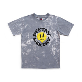 Dektay grey happiness bleach (เสื้อฟอกสีเทา)