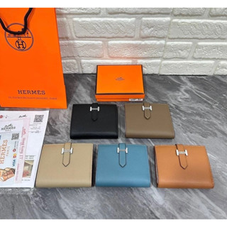 กระเป๋าสตางค์ Hermes งานออริ หนังแท้  มี 6 สี แจ้งสีทางแชท  มาพร้อมกล่อง boxset✨