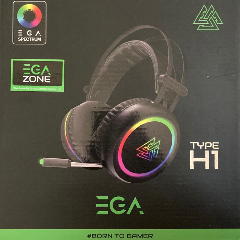 หูฟัง หูฟังเกมมิ่ง หูฟังRGB TYPE-H1 EGA ZONE HEADSET