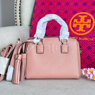 🍀🍀Tory Burch Thea Pebbled Leather Mini Satchel Crossbody 87899🍀🍀