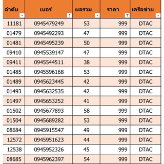 เบอร์สวย เบอร์มงคล ราคา 999 (C08)