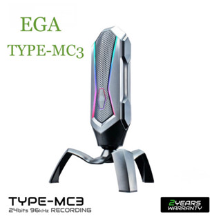 ไมโครโฟน EGA รุ่น TYPE-MC3 Microphone Condenser 96Khz USB Type-C ★รับประกัน 2ปี ★ส่งฟรี