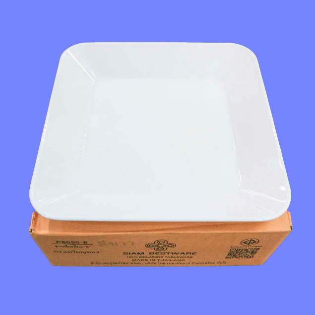 เมลามีนจานสี่เหลี่ยม8