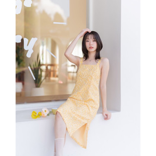 LULU BLOSSOMS - Irene Dress (Color: Yellow)