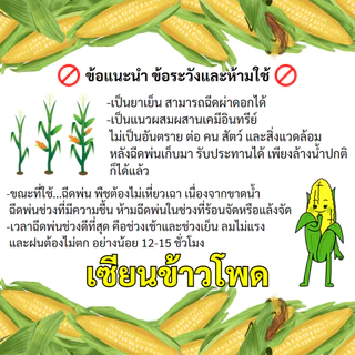เซียนข้าวโพด 1 ลิตร แถม 500cc ฮอร์โมนข้าวโพด ฉีดพ่นทางใบ อะมิโน อาหารเสริมพืช