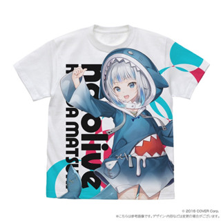 [แท้💯/Pre-Order✈️] Gawr Gura - Hololive Full Graphic T-shirt