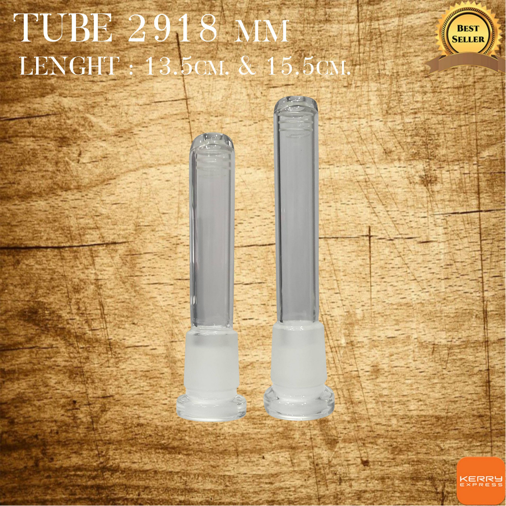 ท่อแก้ว Tube 2918 mm รูเล็ก