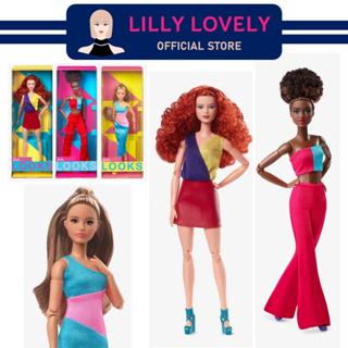 Barbie Signature Looks Doll ปี 2023 ชุดที่ 1 ตุ๊กตาบาร์บี้ ลุคส์ HJW83 HJW84 HJW85