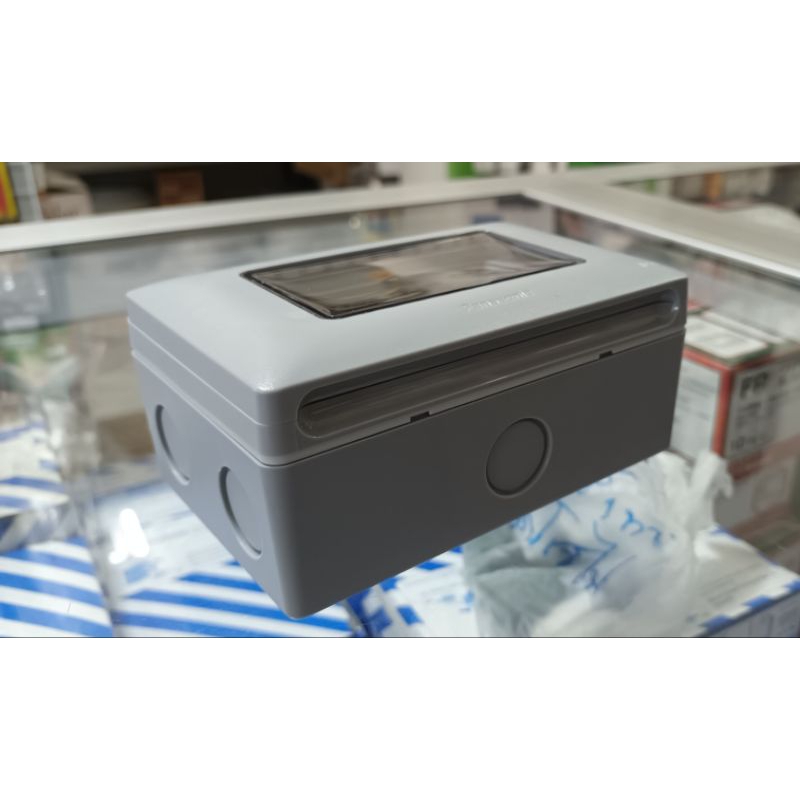 Panasonic WEG8973LH ฝาครอบ ติดลอย ปลั๊ก บ็อกลอย  กล่อง กันน้ำ กล่อง แนวนอน - รูปที่ 3