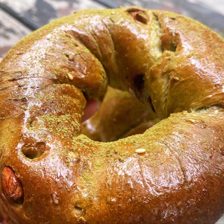 (169) Boli Bagel vegan matcha choc chunk โบลิ เบเกิล รสชาเขียว ช้อคโกแลต วีแกน
