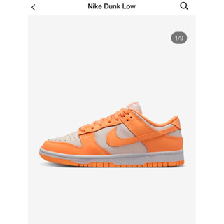 ส่งต่อ nike dunk low สีส้มของแท้พร้อมกล่อง สภาพ98%ใส่น้อยมากก size.6.5 us 23.5-24 cm ใส่ได้ค่ะ