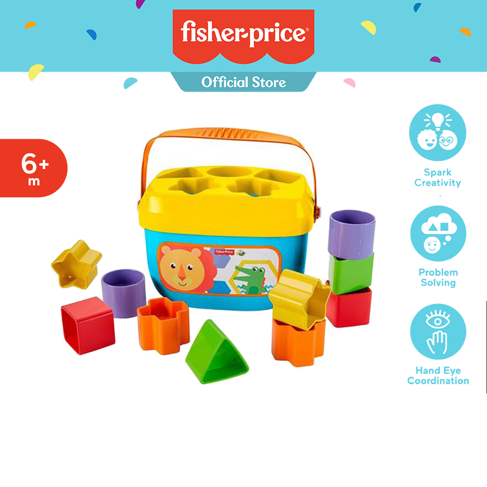 Fisher-Price Baby's First Blocks ฟิชเชอร์ ไพรส์ ของเล่นเสริมพัฒนาการ บล๊อคหยอด บล๊อค ของเล่นเด็ก FFC84