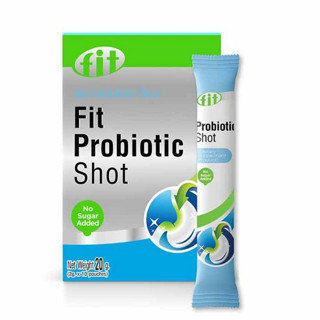 Fit Probiotic Shot ฟิต โพรไบโอติก ช็อต กล่อง 30 ซอง ปรับลำไส้ กระตุ้นการขับถ่าย