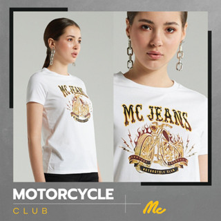 Mc Jeans เสื้อยืดผู้หญิงแบรนด์ Mc  ของแท้ 1000%