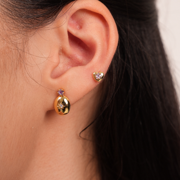 Lapaire l Carla gem earring ต่างหู