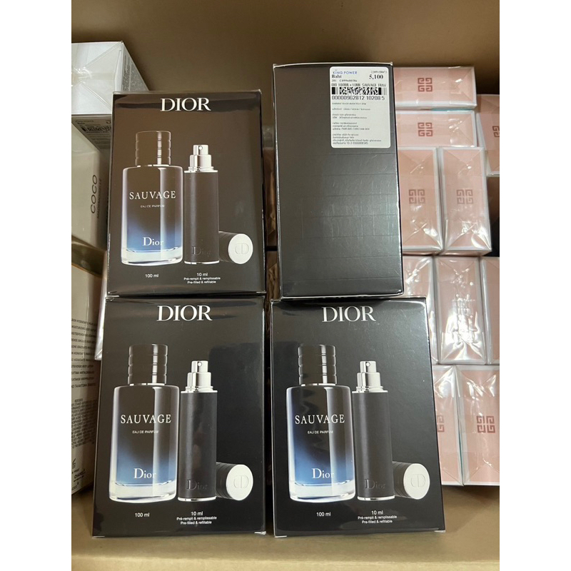 DIOR Sauvage EDP Travel Spray 100ml + 10ml ป้ายKingpower👑